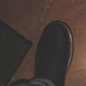 Dr martens leather black boots
